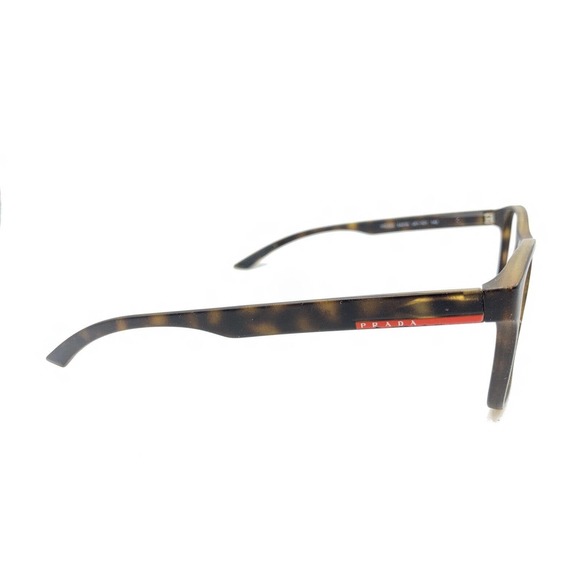 Prada VPS 08G U61-1O1 Matte Tortoise Brown Eyeglasses Frames 54-18 145 Italy - Picture 4 of 12
